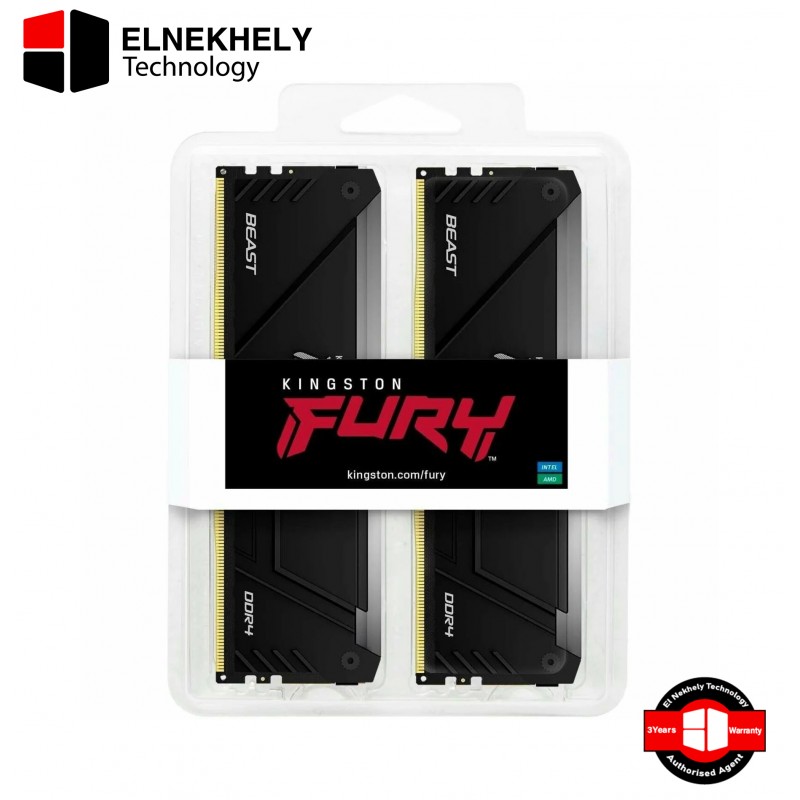 Kingston Fury 64Gb (2x32GB) DDR4 3200Mhz RGB CL16-20-20 Desktop